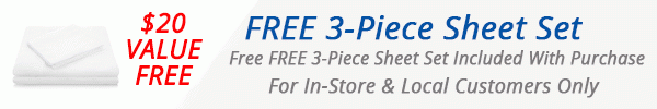 FREE 3 Piece Sheet Set