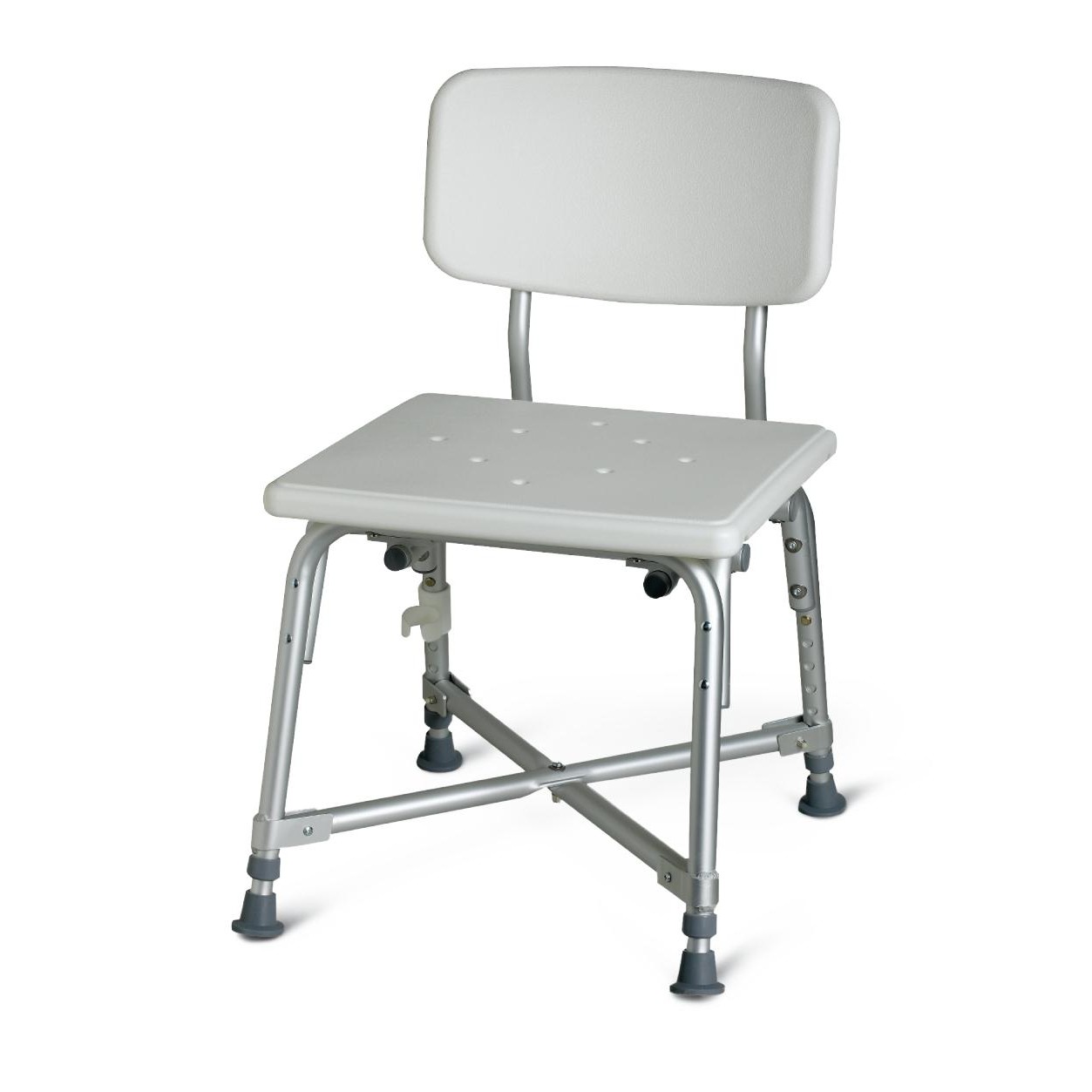 Medline MDS89745AXW Bariatric Aluminum Bath Bench w/ Back