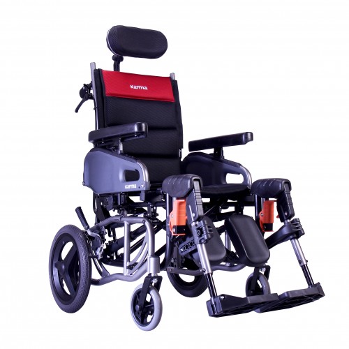 Karman VIP2 Tilt In Space Reclining Transport Wheelchair