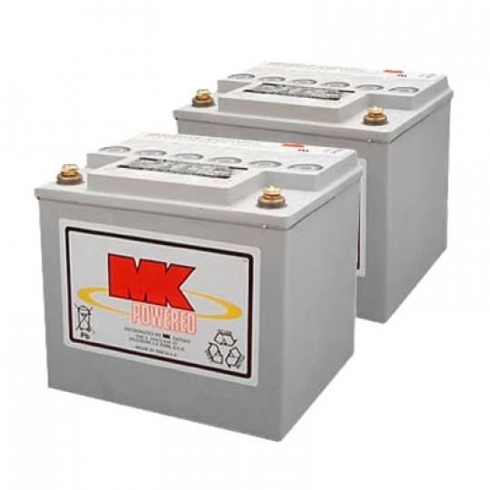 MK Battery 12V 40AH Sealed Gel (Pair) in stock