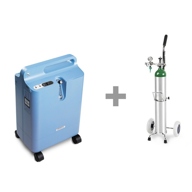 5 Liter Oxygen Concentrator & Cylinder Package Rental