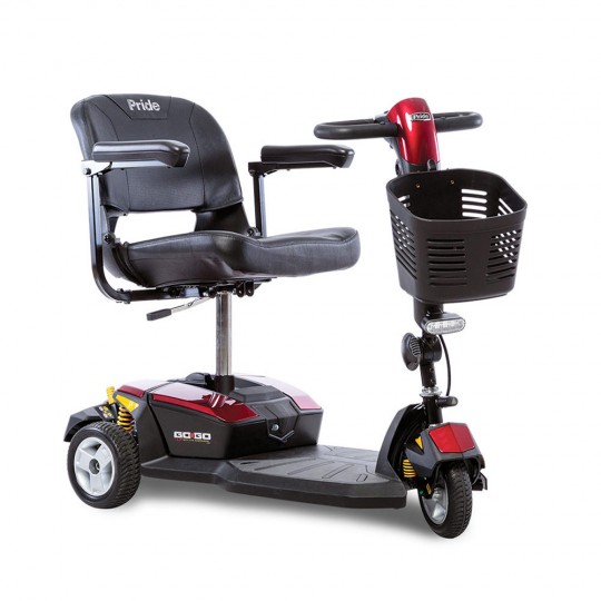 Pride Go-Go LX 3-Wheel Mobility Scooter with CTS Suspension