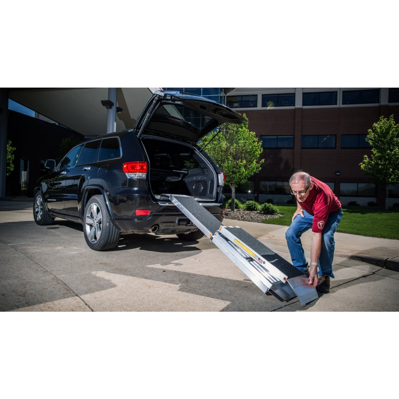 810ft Trifold Wheelchair Ramp Rental in Los Angeles