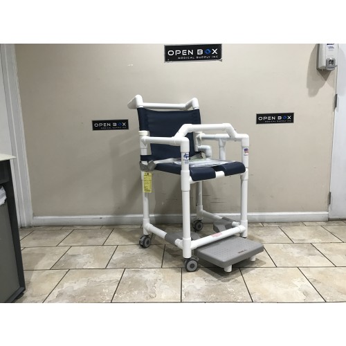 IPU Open Front Soft Seat Deluxe Shower Chair Commode
