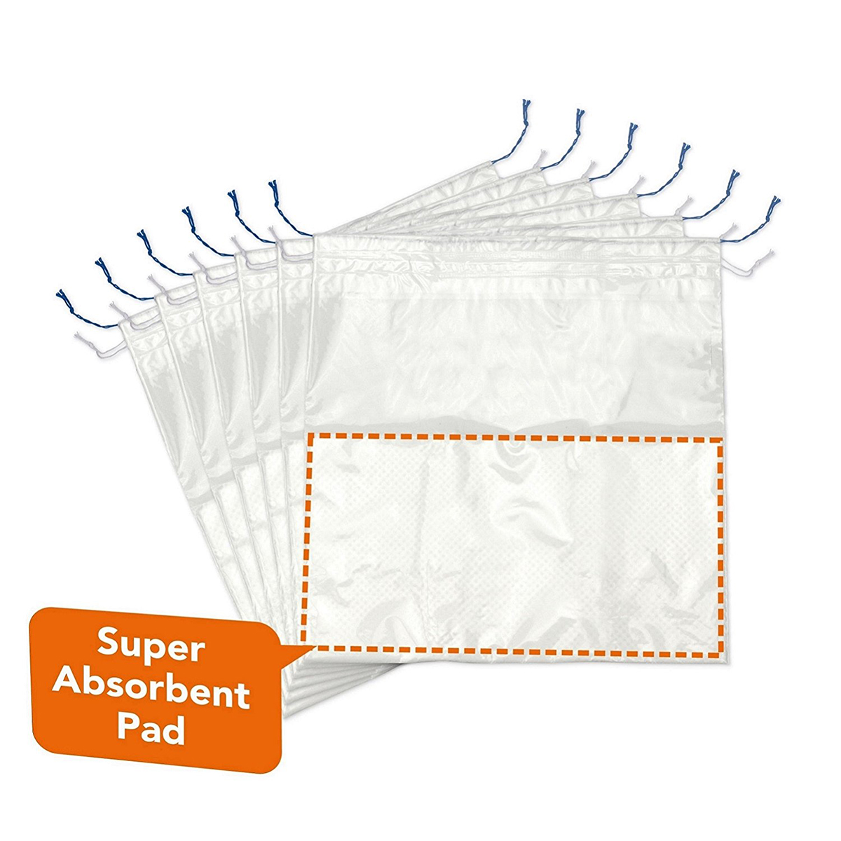 Carebag Medical Grade Vomit Bag with Super Absorbent Pad