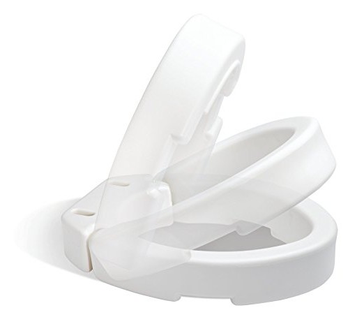 Carex Hinged Toilet Seat Riser Standard Elongated For Sale