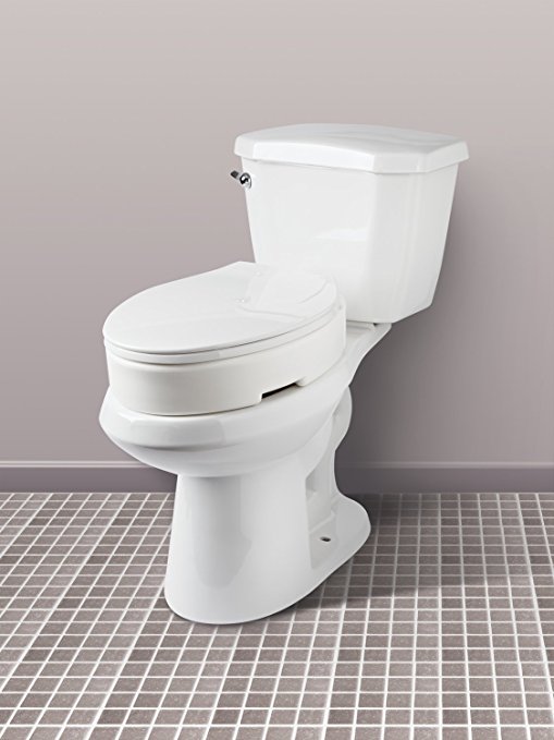 Carex Hinged Toilet Seat Riser Standard Elongated For Sale