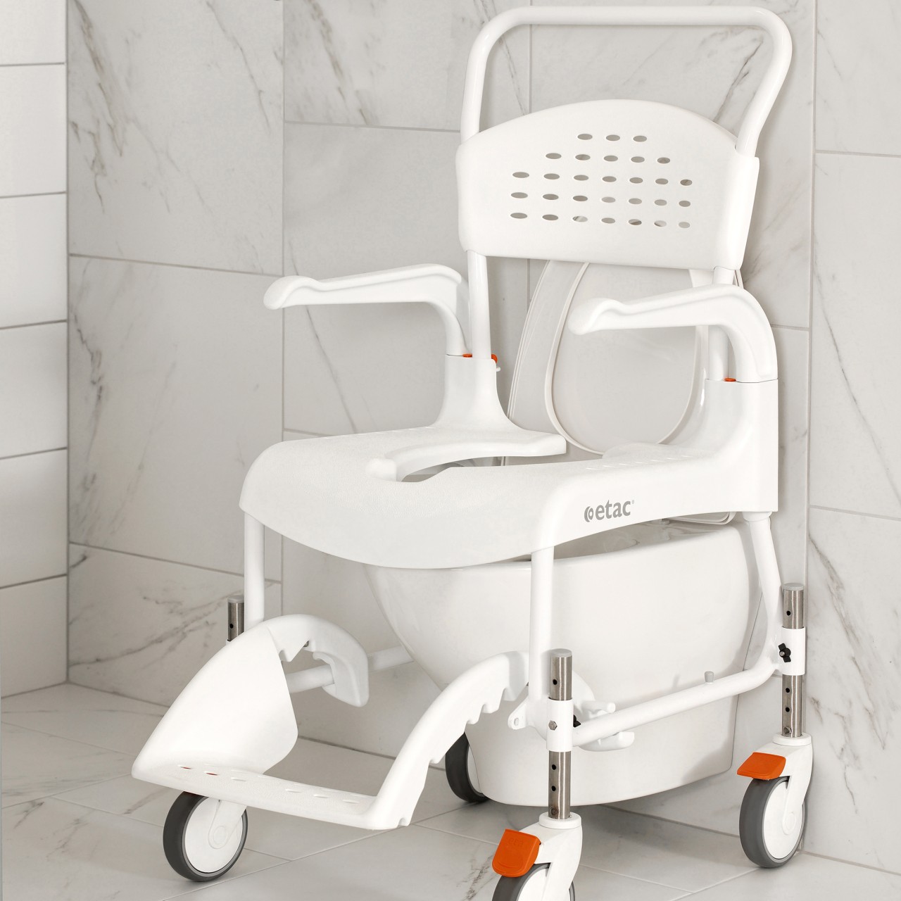 Etac Clean Height Adjustable Shower Commode