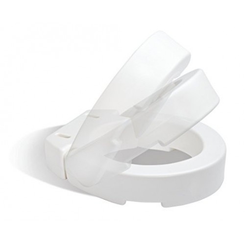 Carex Hinged Toilet Seat Riser Standard Round For Sale