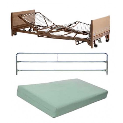 Invacare Carroll CS5 Hi-Low Hospital Bed Set-Sore Prevention Mattress –  Senior.com