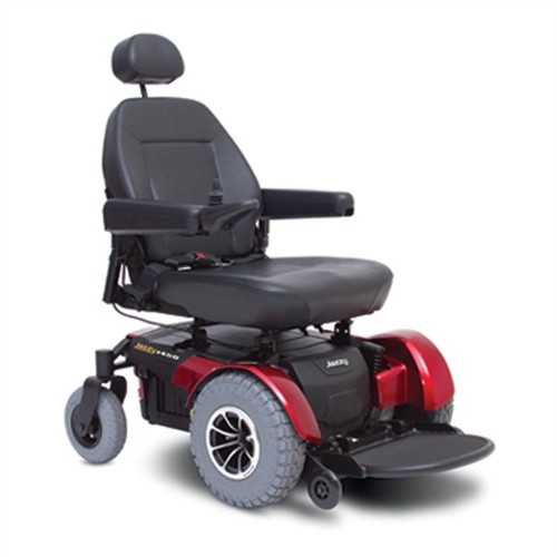 Red Pride Jazzy 1450 Heavy Duty Power Wheelchair