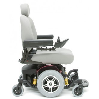Side view of Pride Jazzy 614 HD Power Wheelchair